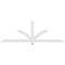 Ekena Millwork Redmond Architectural Grade PVC Gable Bracket, 96"W x 32"H x 2"D x 4"F, 8/12 Pitch GBP096X32X0204RED00 - alternate 3